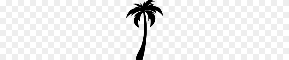 Coconut Tree Icons Noun Project, Gray Png