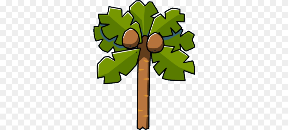 Coconut Tree Scribblenauts Wiki Fandom Scribblenauts Palm Tree, Vegetable, Produce, Plant, Nut Png