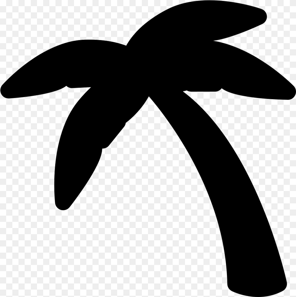 Coconut Tree Standing Coqueiro Silhouette, Stencil, Symbol, Animal, Fish Free Png