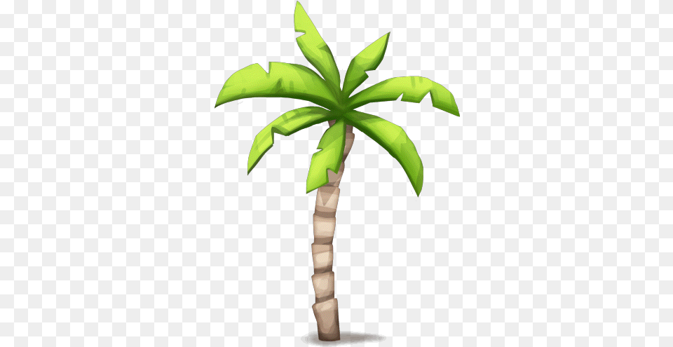 Coconut Tree Transparent Treepng Pluspng Clip Art Transparent Coconut Tree, Leaf, Palm Tree, Plant, Person Free Png Download