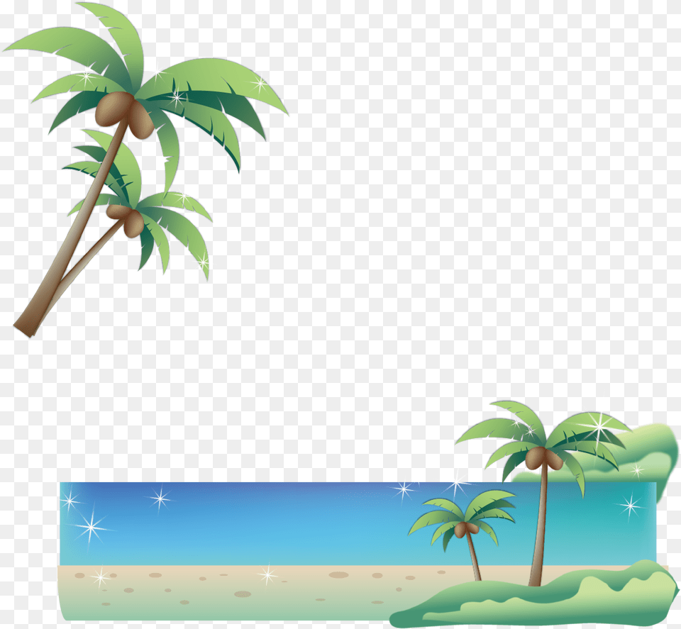 Coconut Tree Vector Graphic Poster Palm Trees, Plant, Vegetation, Palm Tree, Summer Free Png