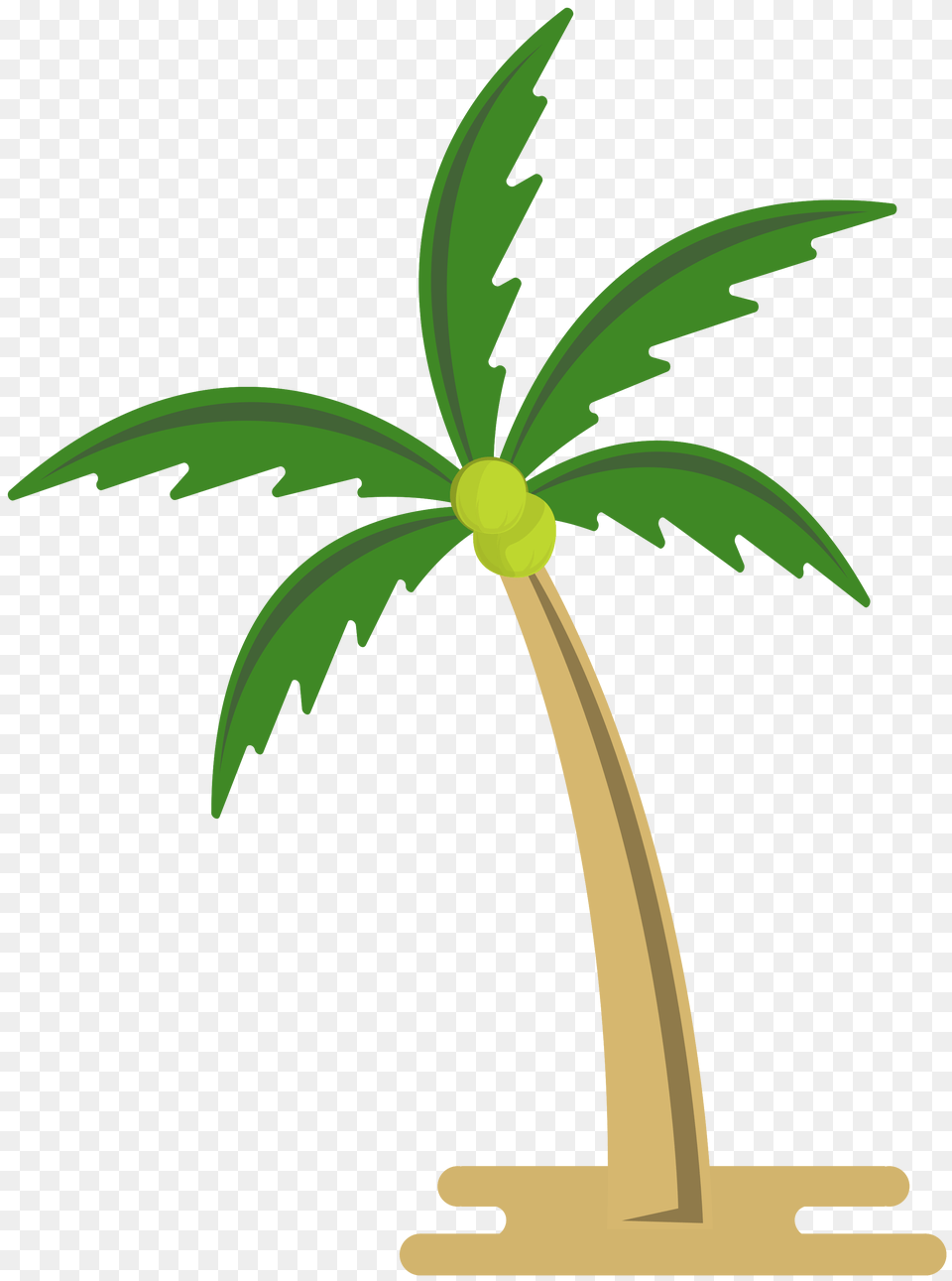 Coconut Tree With Transparent Clip Art, Palm Tree, Plant Png Image