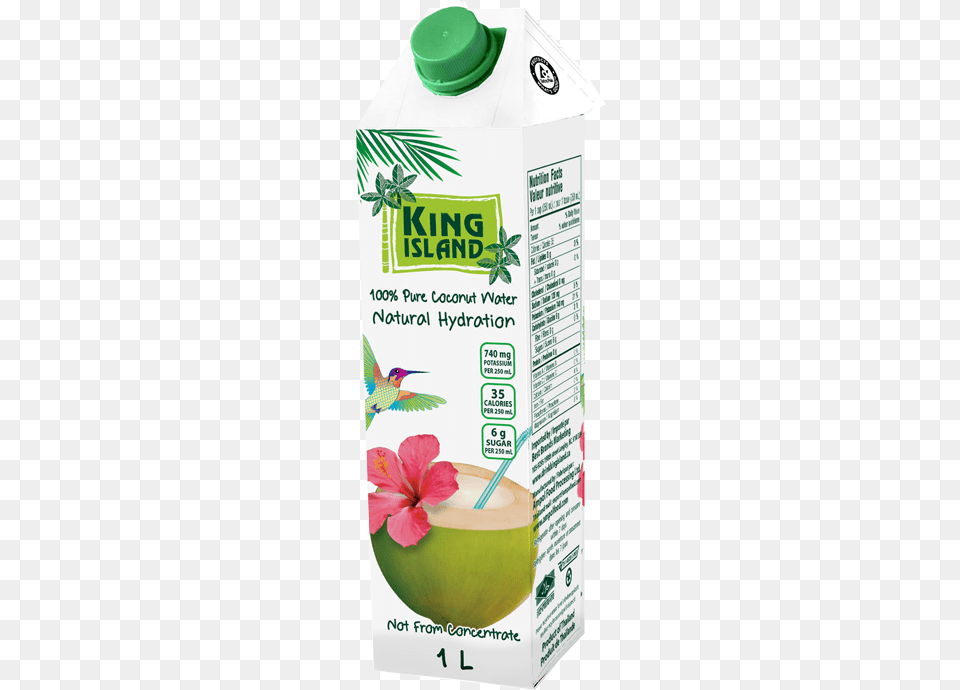 Coconut Water King Island Coconut Water, Food, Fruit, Plant, Produce Free Png Download