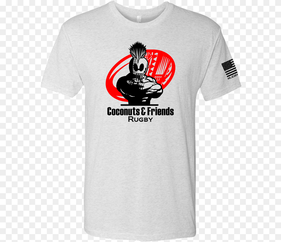 Coconuts Rugby Dead Rabbit Mens Tri Blend Crew Love The Cowboys T Shirt, Clothing, T-shirt, Animal, Bird Png Image
