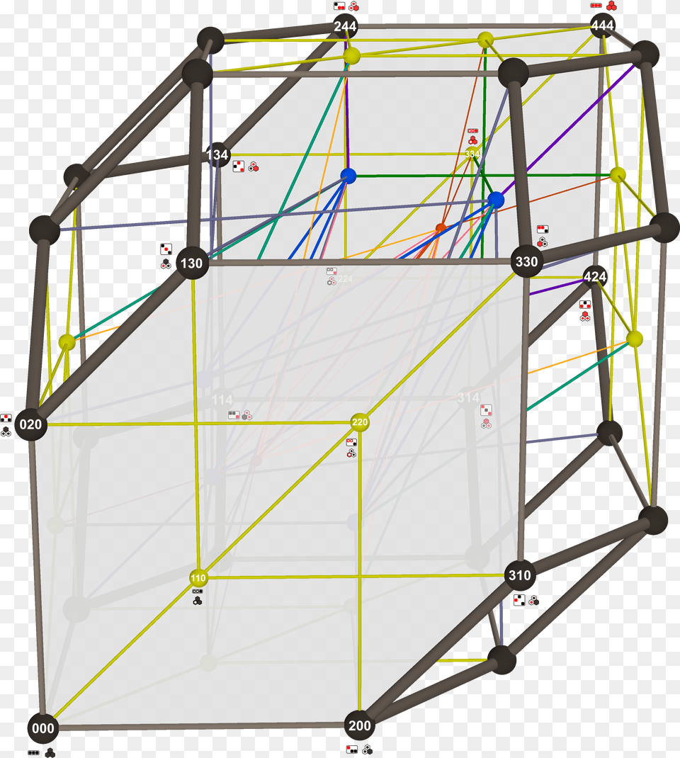 Cocoon Concertina Cube Scaffolding, Cad Diagram, Diagram, Construction Png