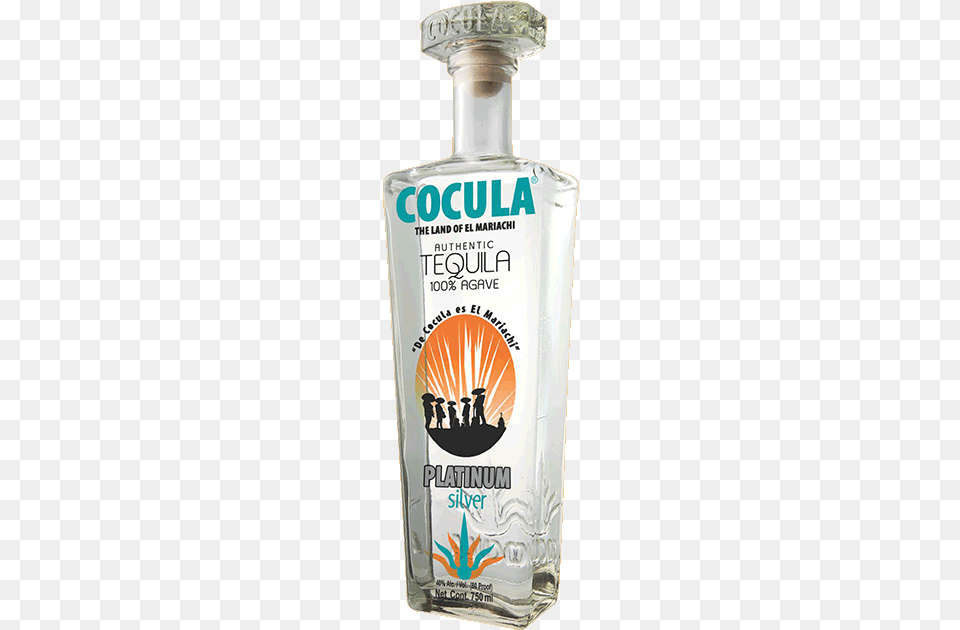 Cocula Platinum Silver Tequila Glass Bottle, Alcohol, Beverage, Liquor, Cosmetics Free Transparent Png