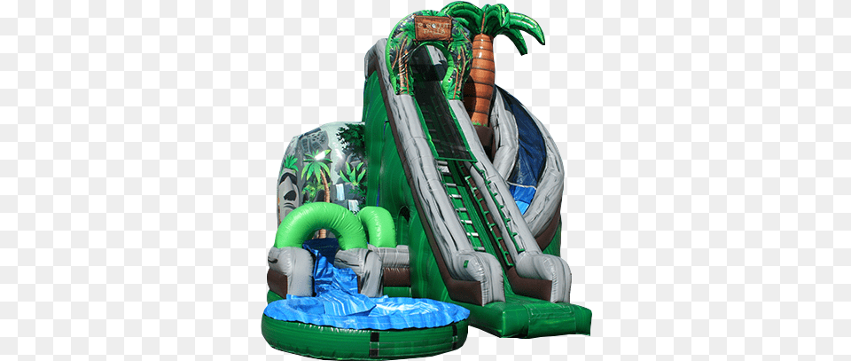 Cocunut Falls Waterslide Water Slide, Inflatable, Toy Png Image