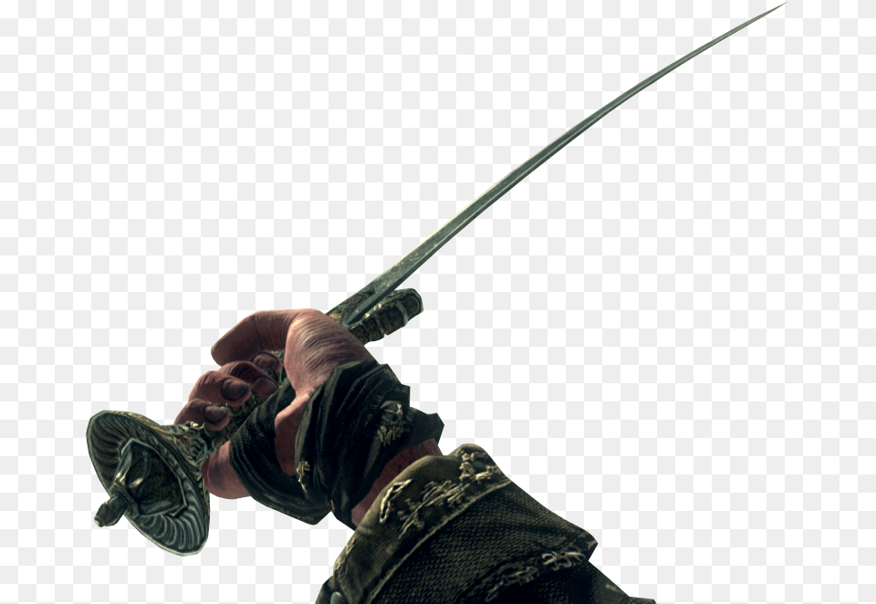 Cod Bo2 Sword, Weapon, Adult, Male, Man Free Transparent Png