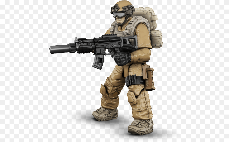 Cod Soldier Call Of Duty Mega Bloks Soldier, Firearm, Gun, Rifle, Weapon Free Png Download