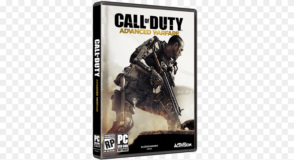 Codbs Pc 3d Box Left Rgb Activision Call Of Duty Advanced Warfare Xbox, Advertisement, Adult, Male, Man Free Png