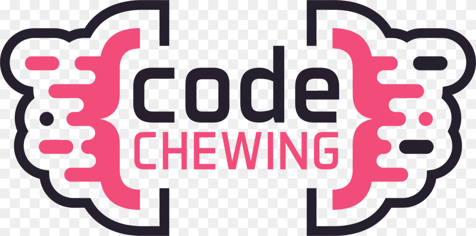 Code Chewing Logo Graphic Design, Light Png Image