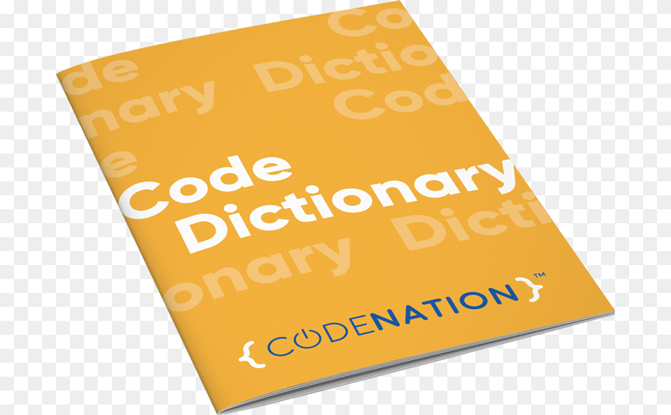 Code Dictionary Brochure Body Image Paper, Book, Publication, Advertisement, Poster Free Transparent Png