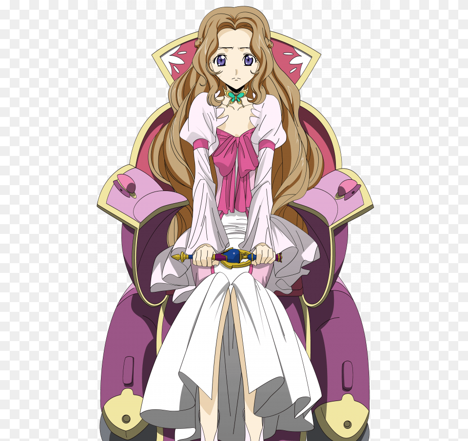 Code Geass Nunnally, Book, Comics, Publication, Person Free Transparent Png