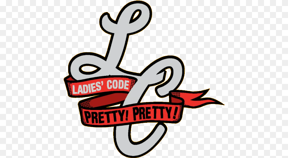 Code Pretty Pretty Logo Ladies Code Logo Kpop, Alphabet, Ampersand, Symbol, Text Free Transparent Png