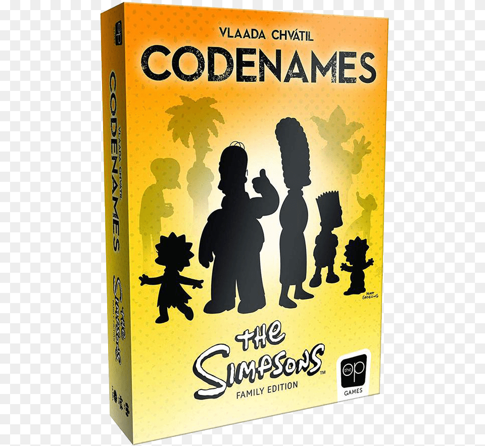 Codenames Simpsons Codenames The Simpsons, Book, Publication, Silhouette, Adult Free Png