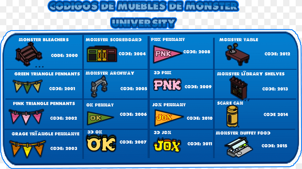 Codigos De Muebles De Moster University Codigo De Muebles Supercpps Free Png Download