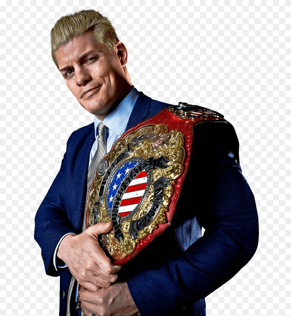 Cody Rhodes Iwgp Us Champion, Adult, Male, Man, Person Png