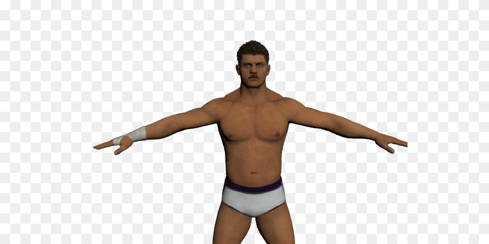 Cody Rhodes Moustache, Underwear, Person, Body Part, Clothing Free Png Download