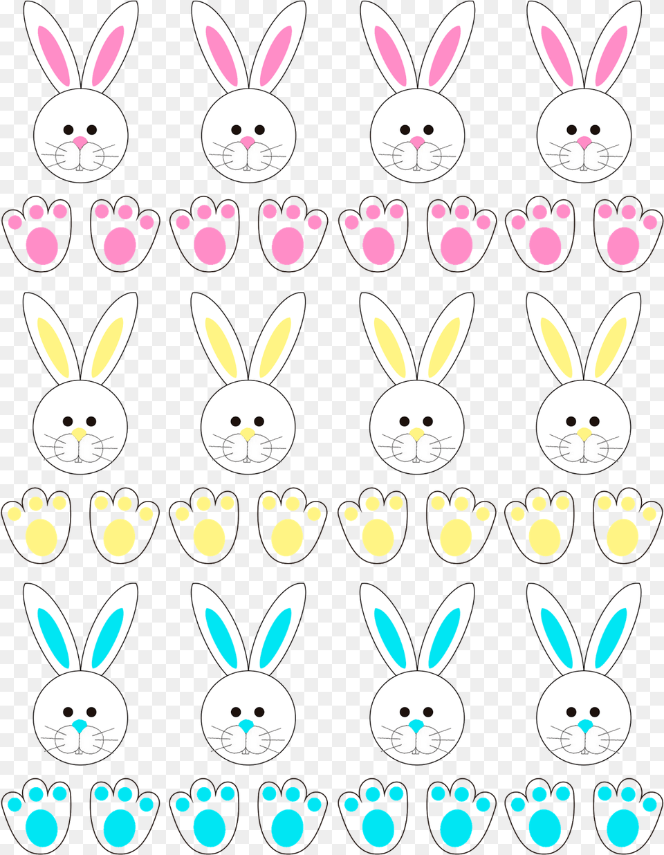 Coelho De Pscoa De Alpino Domestic Rabbit, Pattern Free Transparent Png