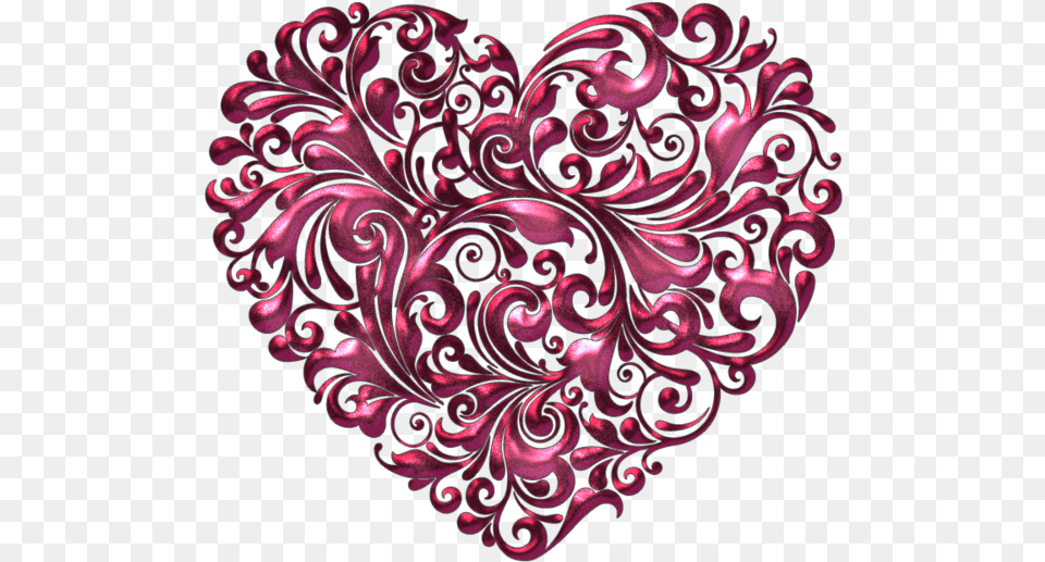 Coeur Clip Art Fancy Red Hearts, Floral Design, Graphics, Pattern, Chandelier Png Image