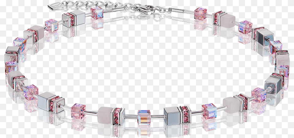 Coeur De Lion Geocube Necklace Rose Quartz Accessories Coeur De Lion Nyaklnc, Bracelet, Jewelry Png Image