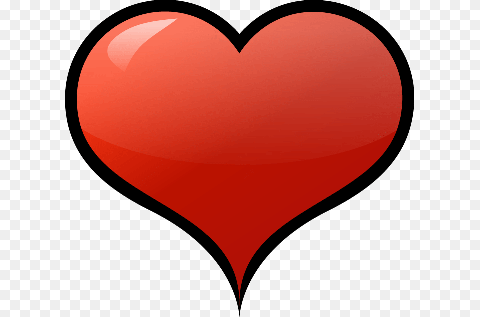 Coeur Rouge Simple Cartoon Heart No Background, Balloon, Astronomy, Moon, Nature Png
