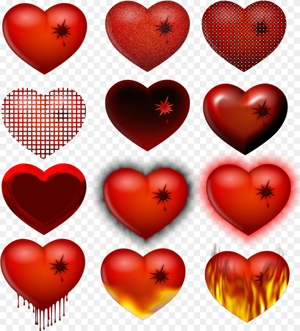 Coeurs Rouges En Kit Heart Free Png