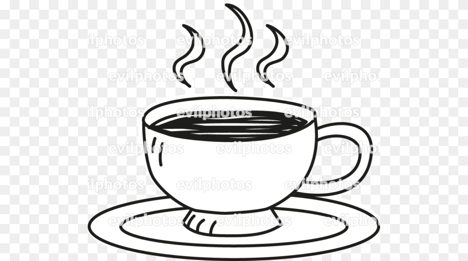 Coffe Drawing Vector And Stock Photo Coffee Cup, Beverage, Coffee Cup, Smoke Pipe Png