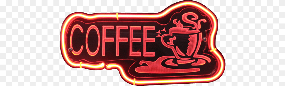 Coffee 3d Neon Sign Coffee Neon Sign, Light Free Png Download