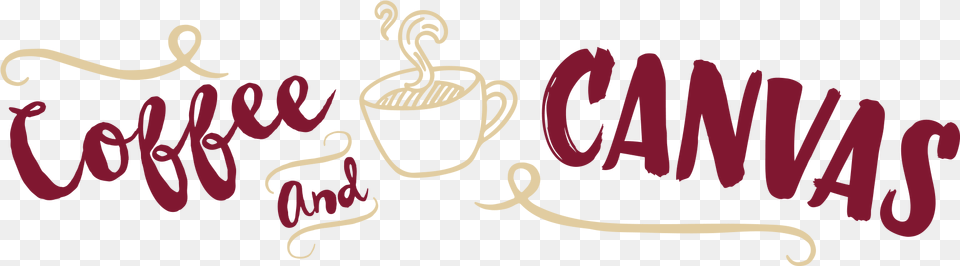 Coffee And Canvas Calligraphy, Text, Handwriting, Beverage, Coffee Cup Free Transparent Png