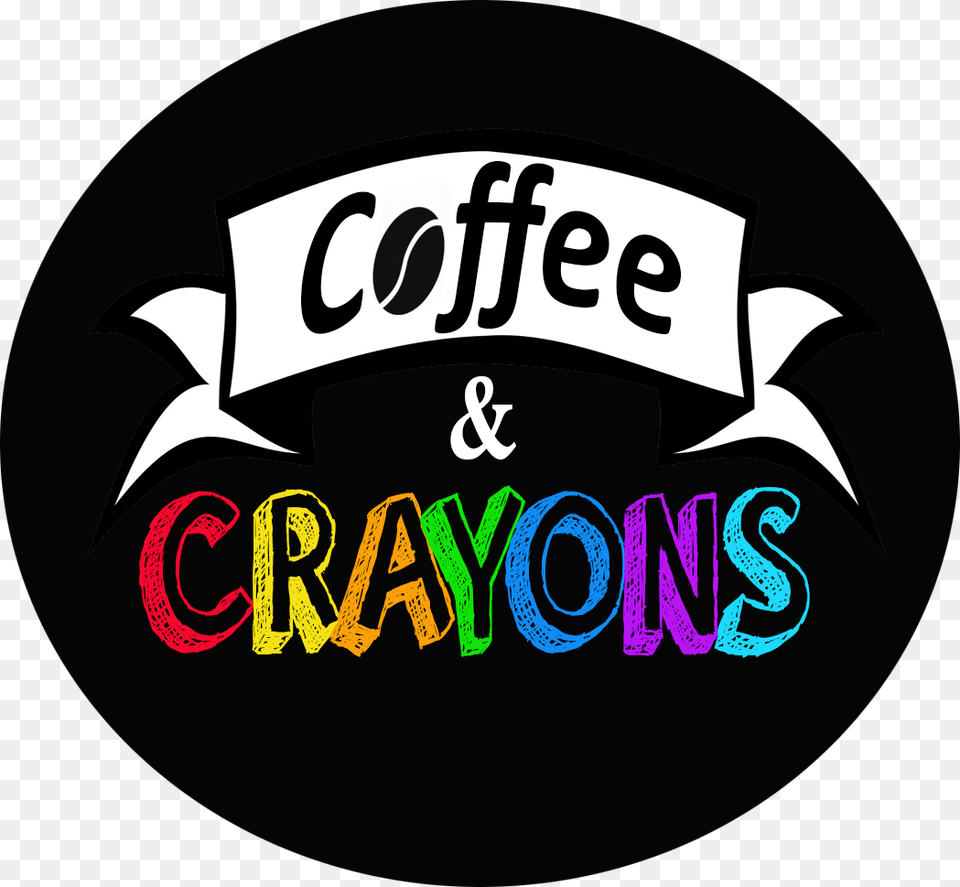 Coffee And Crayons Cafe Logo Coffee And Crayons, Car, Transportation, Vehicle, Text Free Png