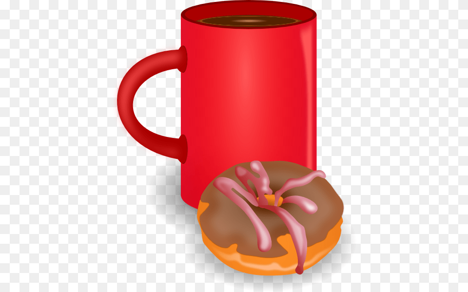 Coffee And Doughnut Clip Art, Food, Sweets, Cup, Donut Png Image