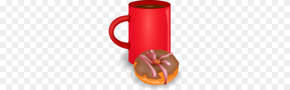 Coffee And Doughnut Clip Art, Food, Sweets, Cup, Dynamite Free Png Download