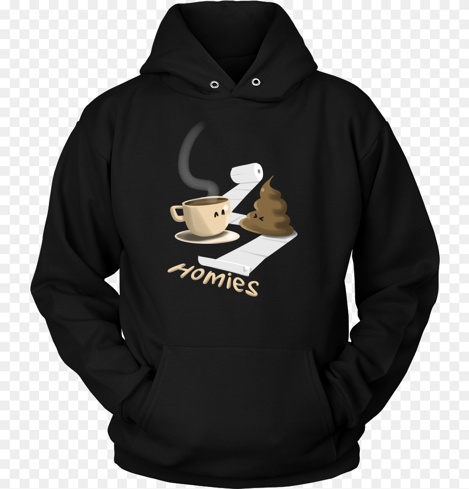 Coffee And Poop Are Homies Hilarious Design Ugly Sweater Dragon Ball, Clothing, Hoodie, Knitwear, Sweatshirt Free Png Download