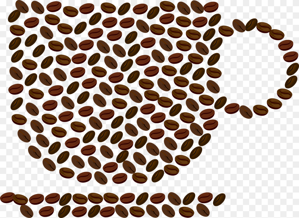 Coffee Bean Cup Logo, Food, Plant, Produce, Vegetable Free Transparent Png