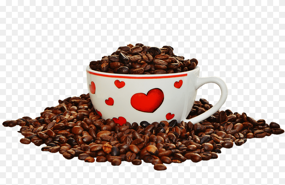 Coffee Beans Cup, Beverage, Coffee Cup Free Transparent Png