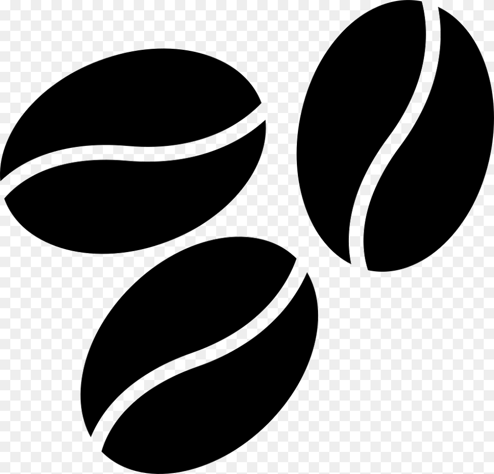 Coffee Beans Coffee Bean Clipart Black And White, Ball, Sport, Stencil, Tennis Png Image