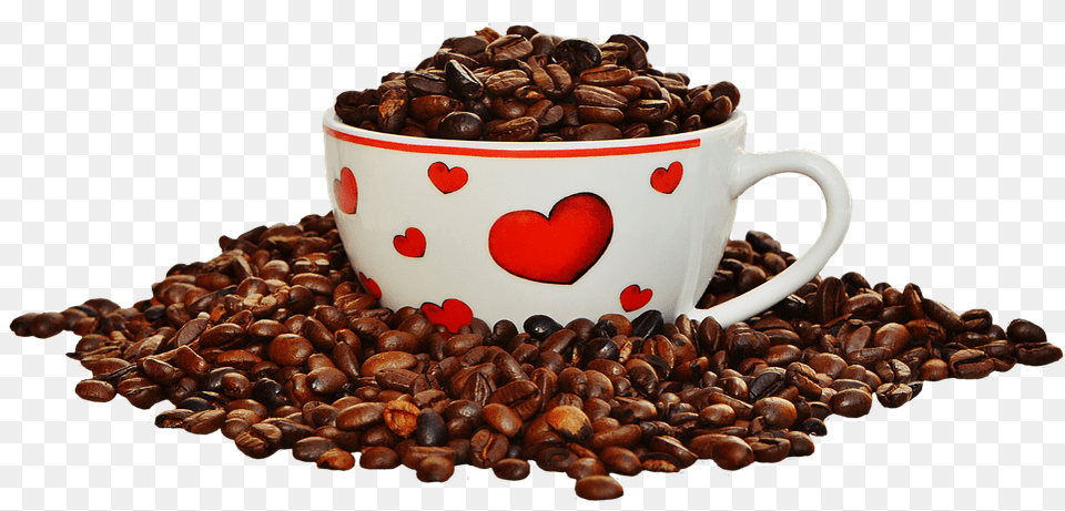 Coffee Beans Cup Coffee, Beverage, Coffee Cup Free Png