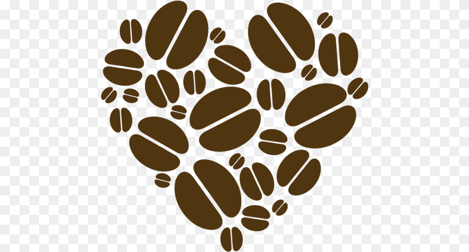 Coffee Beans With A Love Heart Stock Photos U2013 1designshop Granos De Cafe Vinilo, Vegetable, Food, Produce, Nut Free Png Download