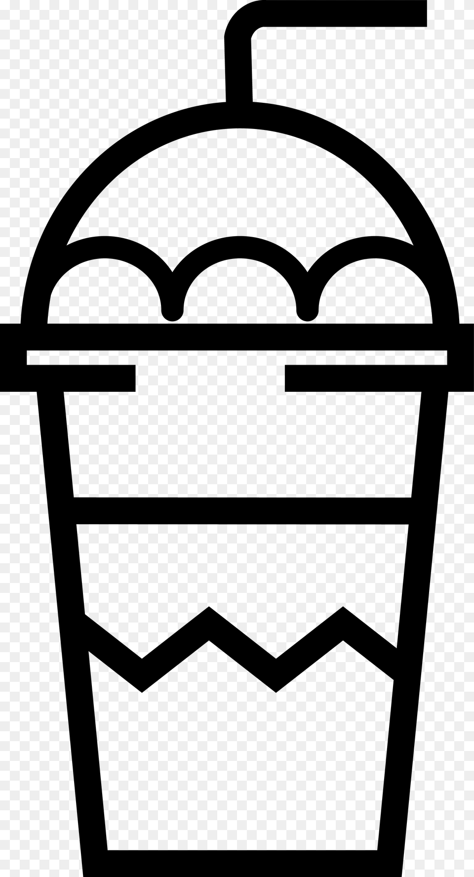 Coffee Cafe Beverages Frappuccino Clip Art, Stencil, Tin, Can, Trash Can Free Png