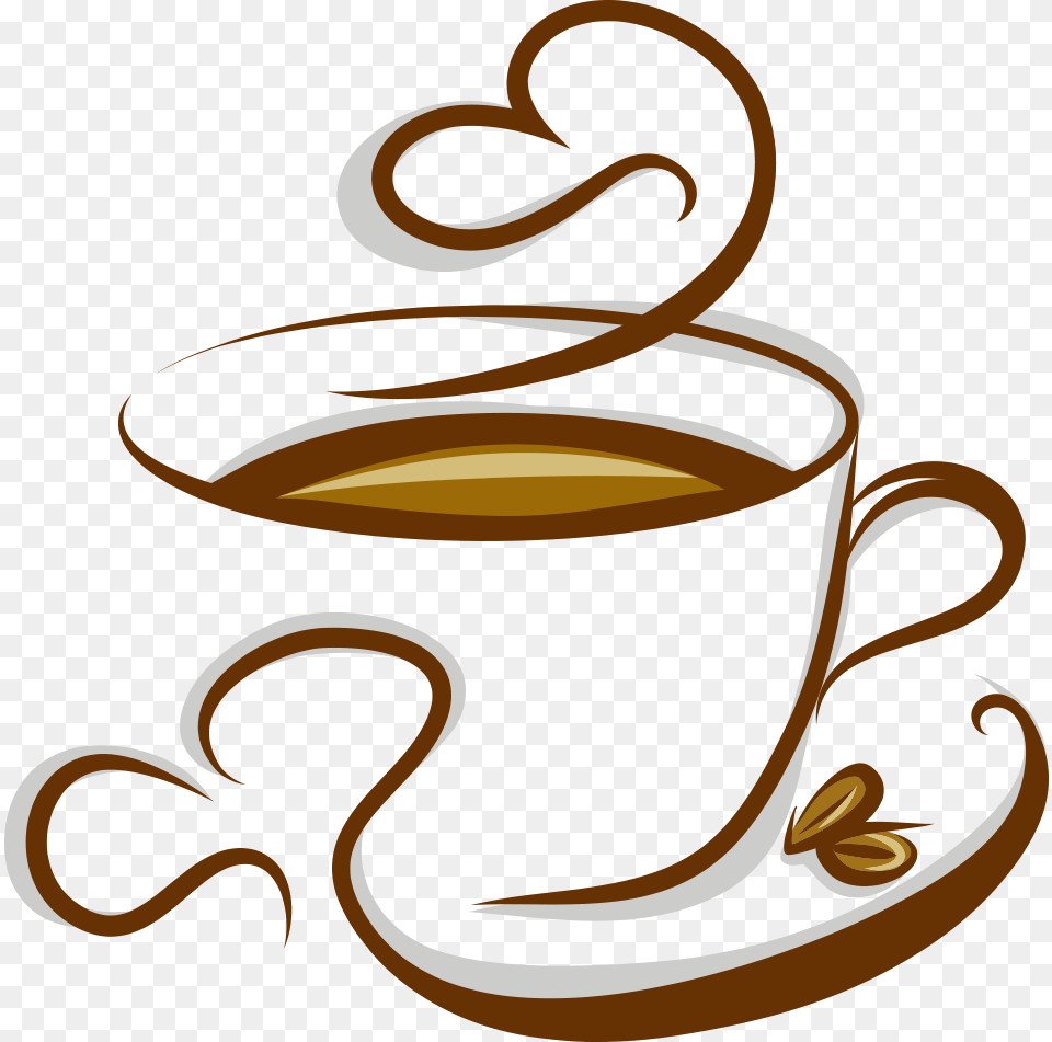Coffee Cappuccino Cup Tea Espresso Vector Of Clipart Coffee Cup Vector, Beverage, Coffee Cup Free Png Download