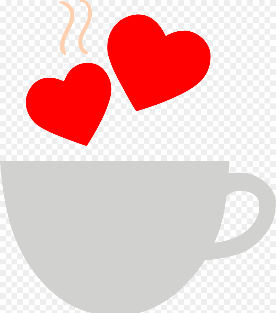 Coffee Clipart, Cup, Heart, Beverage, Coffee Cup Free Png