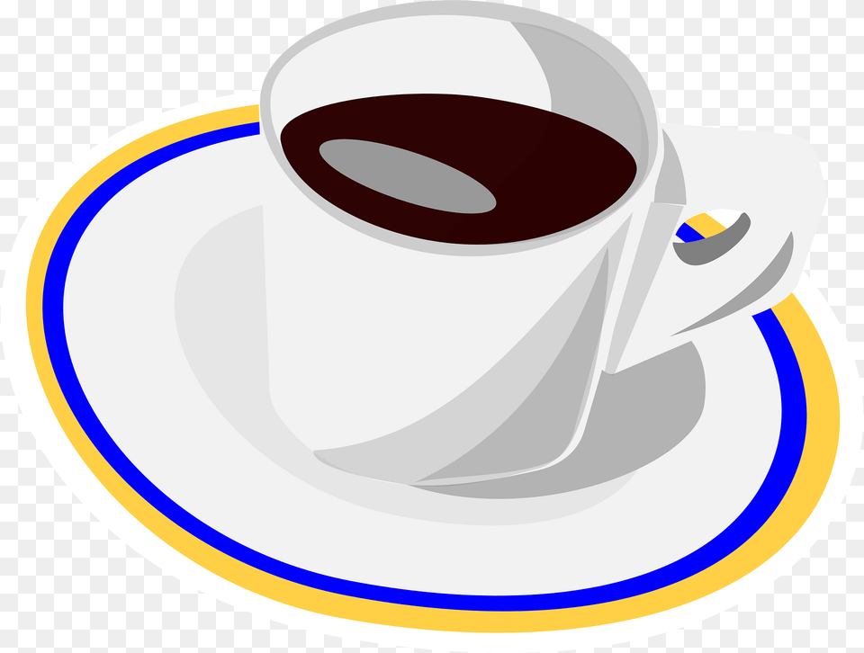 Coffee Clipart, Cup, Saucer, Beverage, Coffee Cup Png Image
