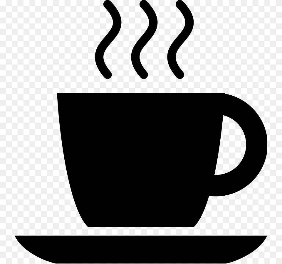 Coffee Clipart Hot And Cold, Gray Png