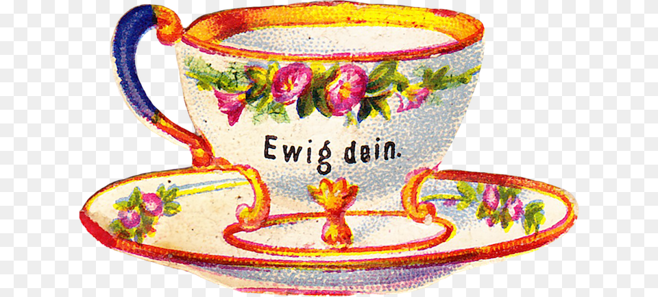 Coffee Cup, Saucer, Pottery Png