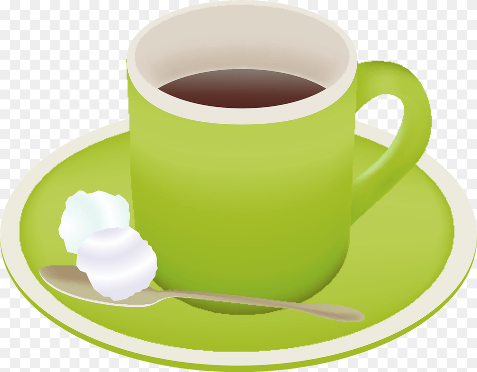 Coffee Cup And Saucer Clipart, Cutlery, Spoon, Beverage, Tea Free Transparent Png