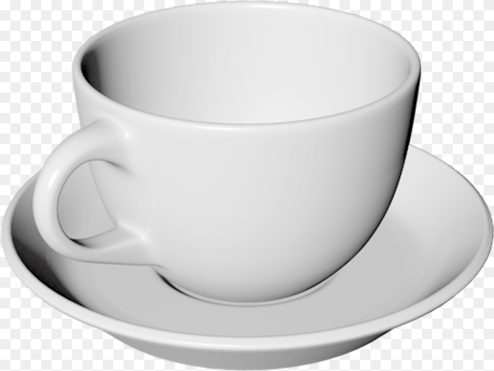 Coffee Cup C4d Stereo White And Psd Cup, Saucer Png