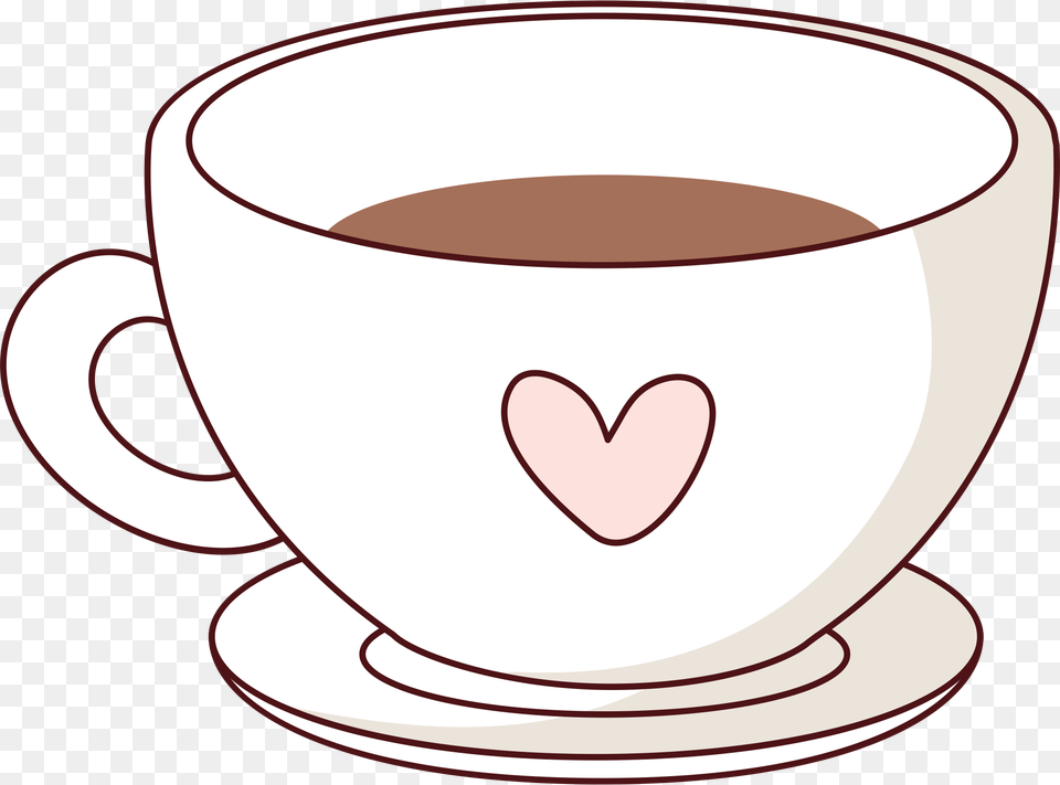 Coffee Cup Clip Art, Saucer, Beverage, Coffee Cup, Clothing Free Png Download
