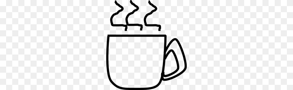 Coffee Cup Clipart, Gray Png Image