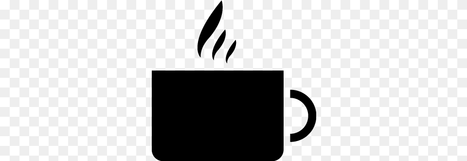 Coffee Cup Mug Java Tea Cup Icon Emblem, Gray Free Transparent Png